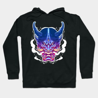 cool japanese oni mask Hoodie